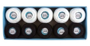 Пряжа Ирис ассорти 100% хлопок 10x10г 82м №15