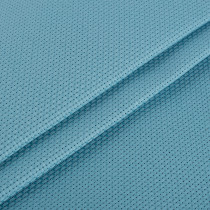 Канва K04 " Gamma" Aida №14 цв. 100% хлопок 30 х 40 см ± 2 см голубой