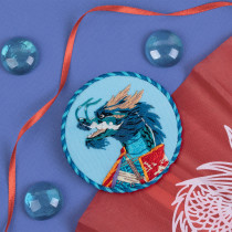 Набор для вышивания " PANNA" " Живая картина" JK- 2315 " Брошь. Дракон Такеши" 5. 5 х 5. 5 см