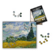 " ФРЕЯ" MET- PZLD- 002 Пазл деревянный " Пшеничное поле с кипарисами, Винсент ван Гог." 500 элемент. 