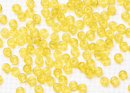 Бисер Чехия круглый 08/0 50 г 80010h прозрачный желтый квадратное отверстие